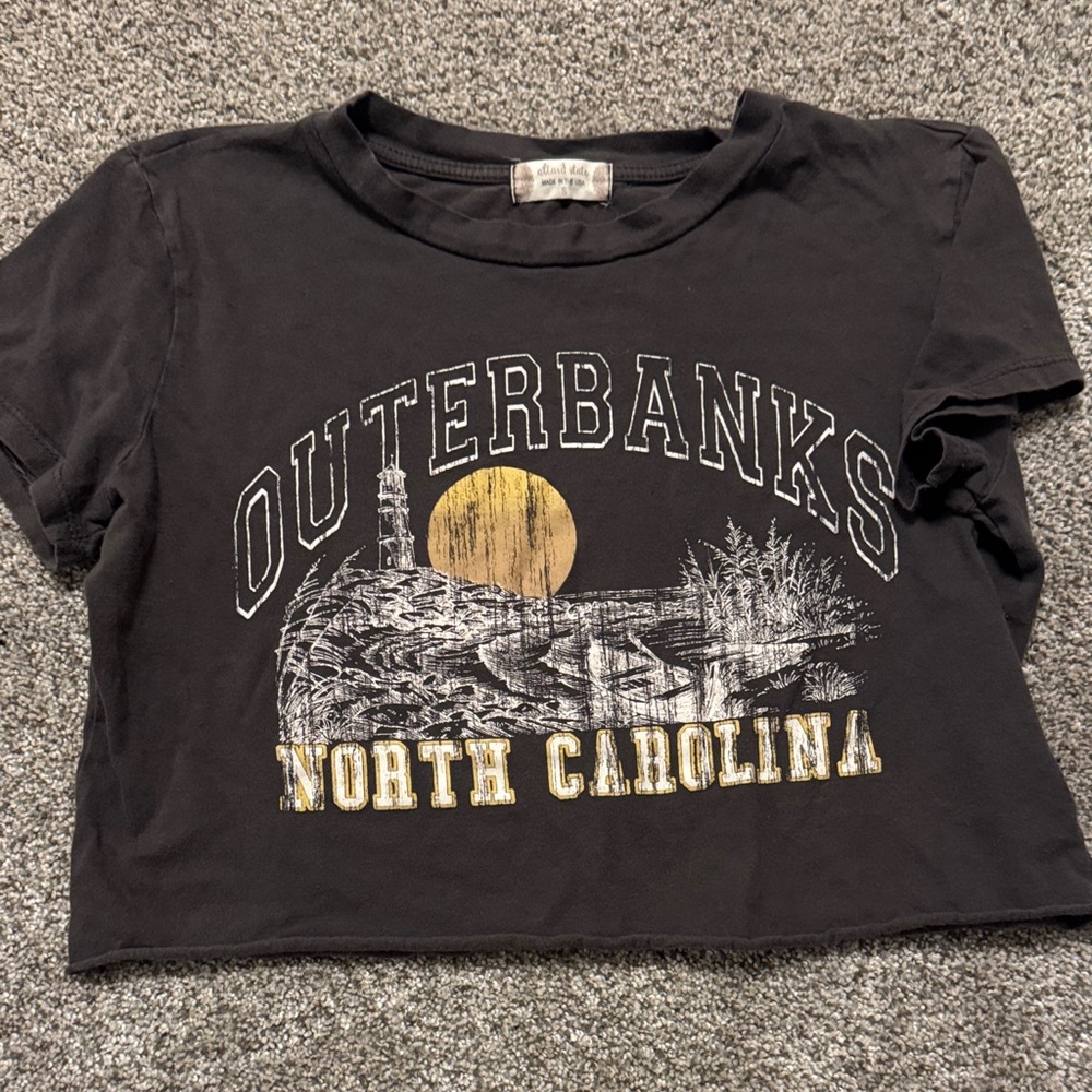 Altard state gray Outer Banks crop T-Shirt